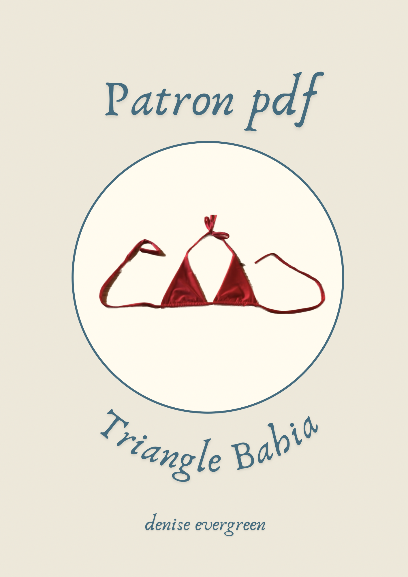 Haut de maillot réversible Bahia - Patron PDF